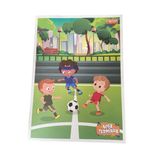 Kit 10un Caderno Brochura Flexível Grande Escolar Com 80fls