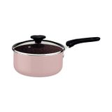 Panela Tramontina Tunis Em Alumínio Cerâmica Em Rosa Trufado 18 Cm 2 L Tramontina