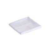 Toalha De Mesa Basic 4 Lugares 1,45x1,40 1 Peça Tecido Oxford Liso - Branco