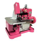 Maquina De Costura Overlock Profissional Rosa Iwmc506rs