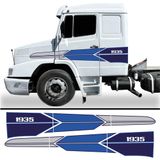 Faixa Mercedes Benz Mb 1935 Adesivo Lateral Caminhão Azul Cor Azul