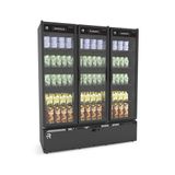 Auto Serviço Vanguard Resfriados 3 Porta 0 A 7 C Asvr3ppp Preto/preto 220v - Refrimate 220v