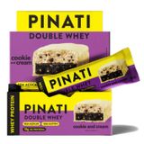 Pinati Double Whey Cookies &amp; Cream 50g Display 12un