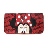 Carteira Feminina Rosto Minnie Vermelha Disney
