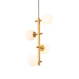 Lustre Pendente Nordecor Romai Desa 2274 Dourado G9 Bivolt