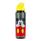 Garrafa Plastico Com Canudo Mickey Mouse 700ml Disney