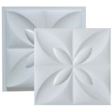Forma Molde De Gesso 3d Cimento Abs Pra Revestimento Parede
