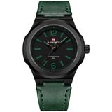 Relógio De Pulso De Quartzo Masculino Design Esportivo Impermeável Verde