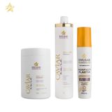 Kit Shampoo E Máscara Caviar 1 L + Fluído Pré Escova 250ml
