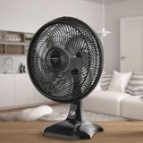 Ventilador De Mesa Britânia 3 Velocidades 40cm Bvt400 Preto 220 V