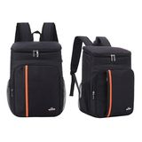 Mochila Térmica Cooler 18l Impermeável Quente Frio - Preto