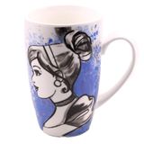 Caneca Porcelana Cinderela Princesas 400ml - Disney