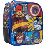 Lancheira Térmica Superhero - Mim6335-l - Yepp - Azul/preto Yepp