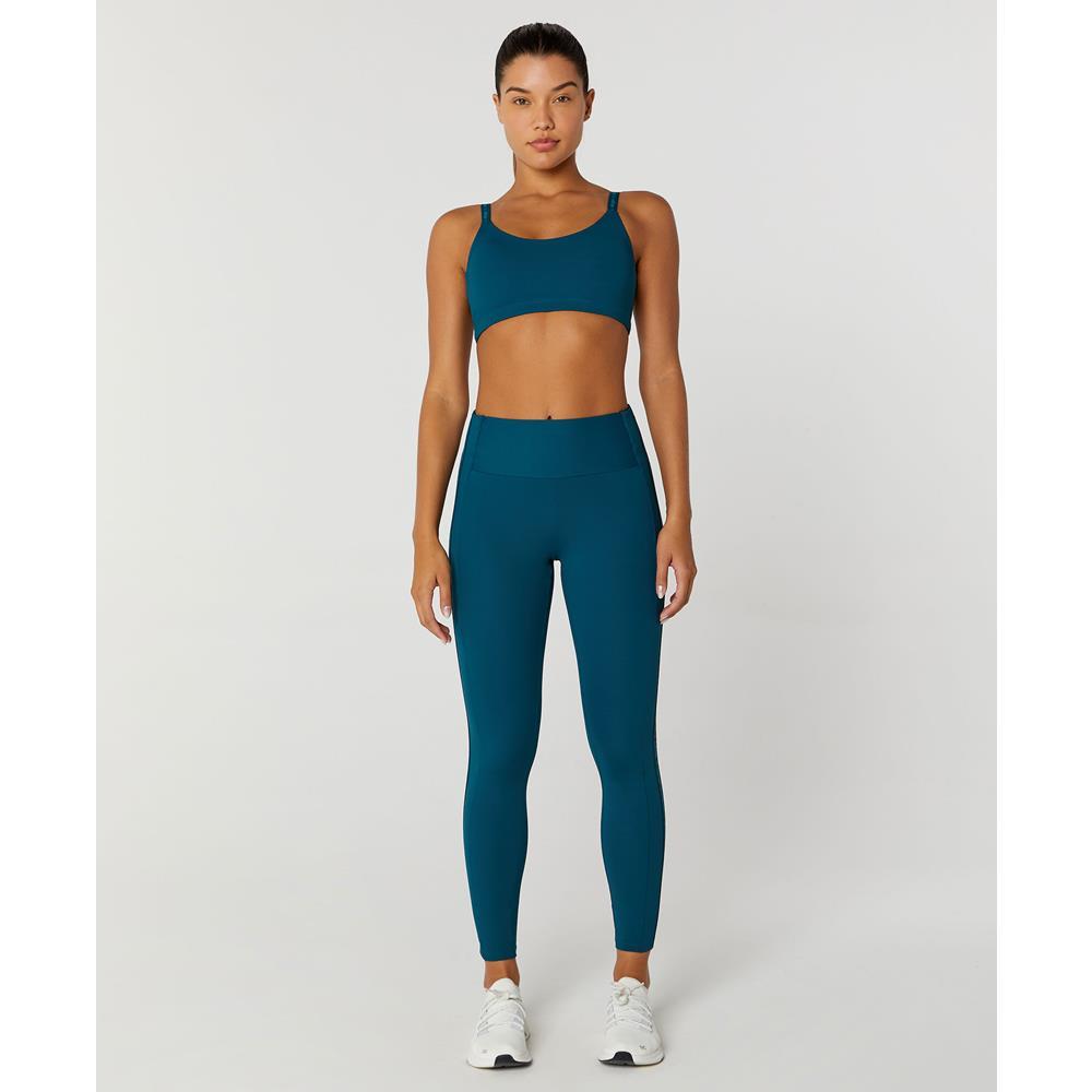 Calça Legging Feminina Alto Giro Logo Fitness 2411303verde G