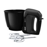 Batedeira Arno Hm01 Mini Chef Portátil, 4 Velocidades, 2 Tigelas, 400w, Preto, 110v
