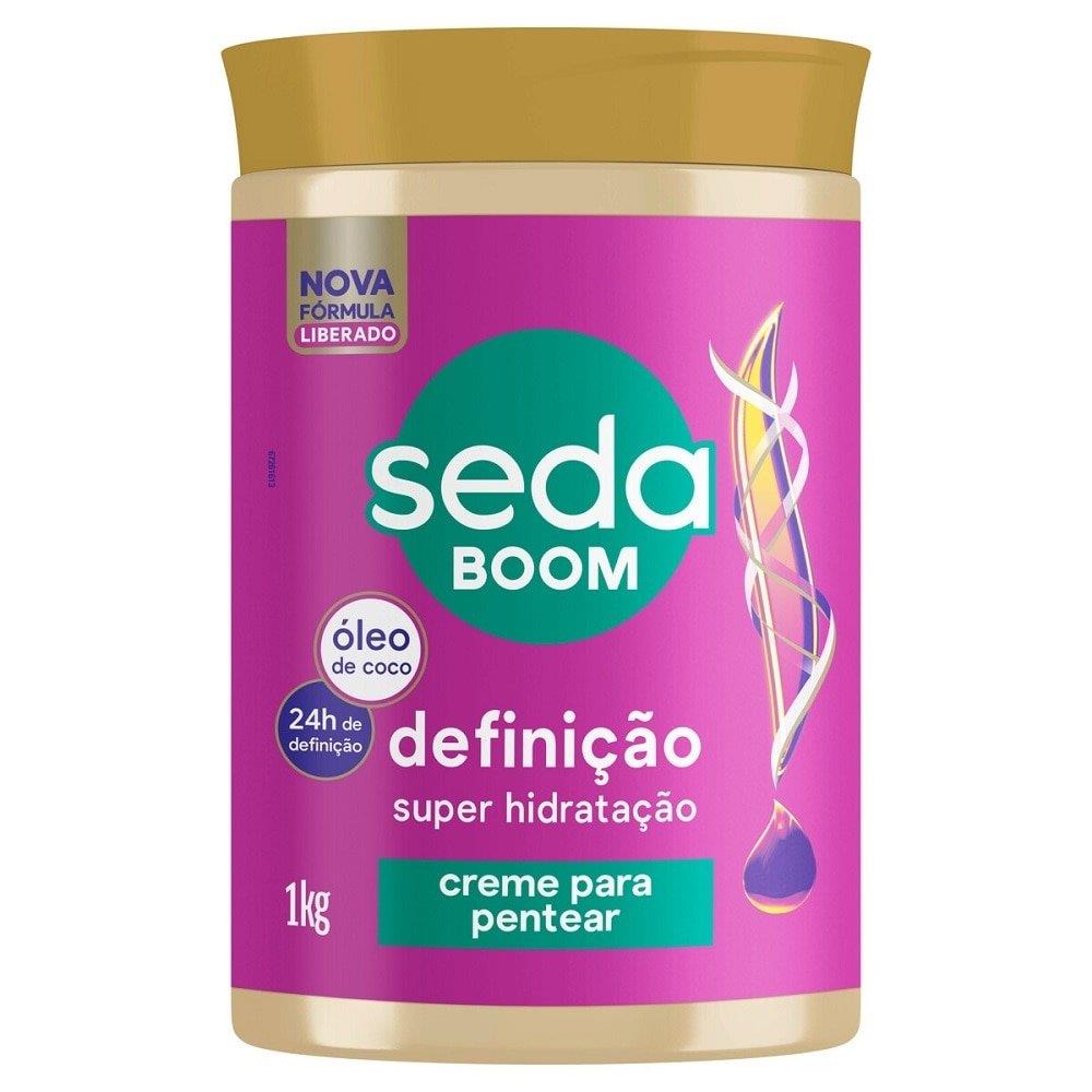 Creme Para Pentear Seda Boom Definição Pote 1kg