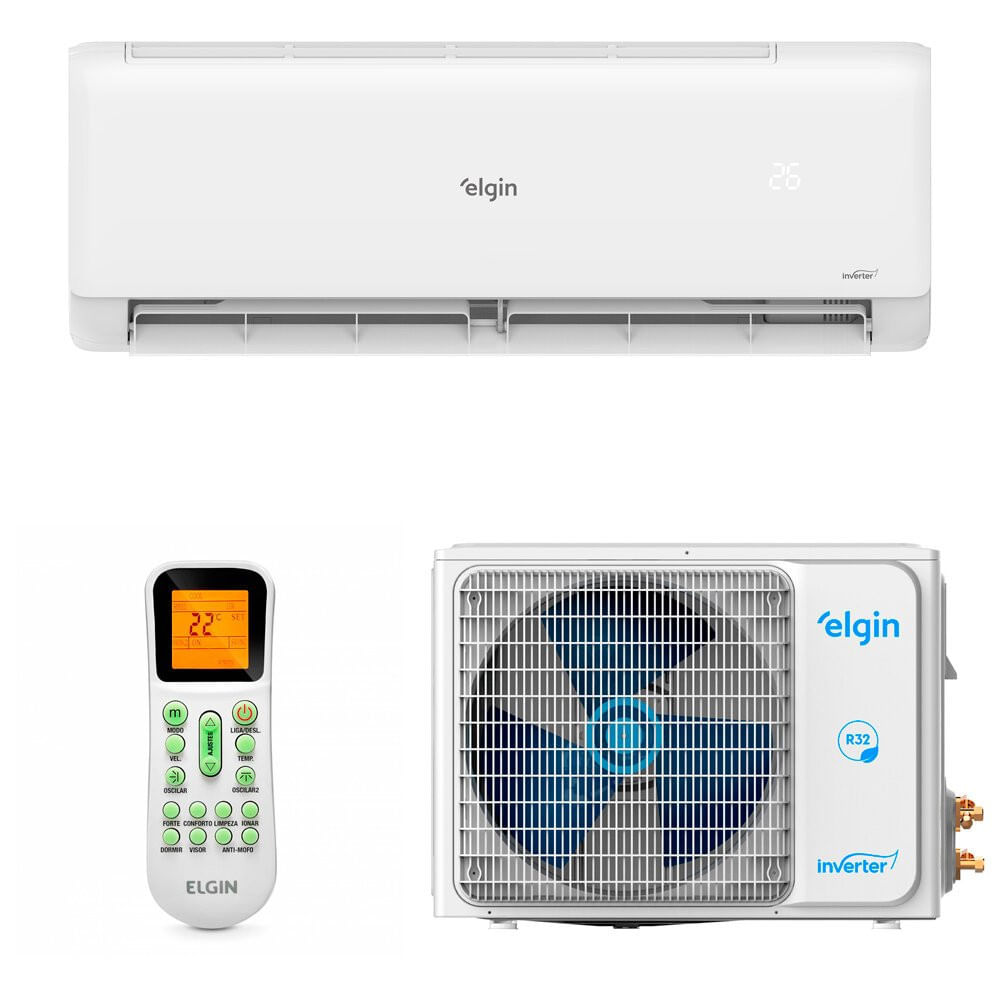 Ar-Condicionado Split Elgin 9000 BTUS, Quente/Frio, Inverter - HJQC09C2WBCB