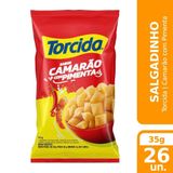 Salgadinho Torcida Camarão Com Pimenta 35g - Embalagem Com 26 Unidades