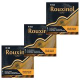 Kit 3 Encordoamento Violão Nylon Rouxinol Tensão Média R58