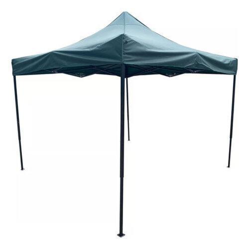 Tenda Gazebo Dobrável Aço Reforçado Impermeável 3x3m Verde