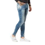 Calça Jeans Masculina Destroyed Super Skinny Fit Zune