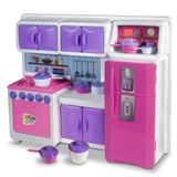 Conjunto Cozinha Cristal Infantil Rosa Lua Cristal Em Na