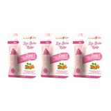 Lip Balm Flash On 2em1 Rosa - Kit Com 3un