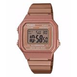 Relógio Casio Feminino Vintage B650wc 5adf Rose Digital