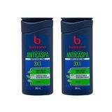 Shampoo Bozzano Anticaspa 200ml - Kit Com 2un