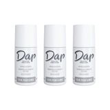 Desodorante Dap Roll-on Sem Perfume 55ml - Kit Com 3un