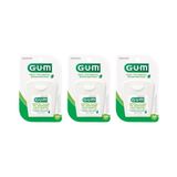 Fio Dental Gum 129m Menta - Kit Com 3un