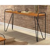 Aparador Com Pés Em Metal Tubular Gênova Pinus Metal Preto