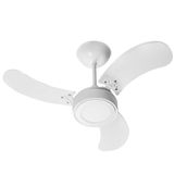 Ventilador De Teto Venti-delta Colors Led 3 Pás Branco Luz Branca 6000k 220v