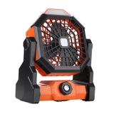 Ventilador De Acampamento Com Ventilador De Teto Leve Com Ventilador De Barraca De Gancho Para