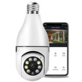 Câmera De Segurança Lâmpada Wifi Prova D&#39;agua Infravermelho Interna.externa - Camera, Giratória, 360 Bivolt 110/220v