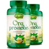 Kit 2 Ora Pro-nóbis Pereskia Aculeata Unilife 120 Cápsulas