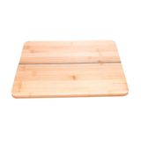 Tábua Corte Bambu Silicone Dobrável 32x 27x 1cm