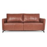 Sofa Fixo Decorativo 2 Lugares 180cm Picasso Marrom