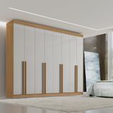 Guarda-Roupa Casal MDF 08 Portas Império