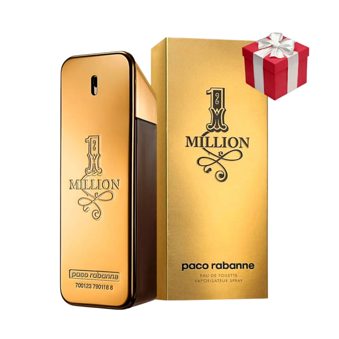 Perfume Paco Rabanne One Million 200ml Edt Com Selo Adipec + Presente Misterioso