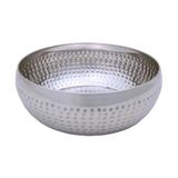 Saladeira Tigela Bowl Inox Martelado 18cm 1350ml
