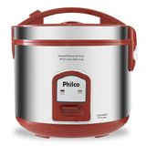 Panela Elétrica De Arroz Philco Ph10 Visor Glass - Vermelha