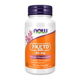 7-keto 25mg  Now Foods 90 Cáps Produto Importado