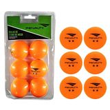 Kit Com 6 Bolas De Ping Pong Tênis De Mesa Penalty Laranja