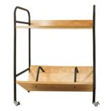 Estante Para Livros Com Rodas - Q-1206-2f