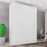 Guarda-Roupa Casal 4 Portas 2 Gavetas França