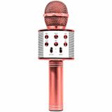 Microfone Bluetooth Infantil Star Voice Karaoke Rose Zoop Toys