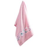 Toalha De Banho Infantil Menina Sweet Moment Rosa 70x130