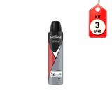 Kit C-03 Rexona Clinical Men Sport Desodorante Antitranspirante Aerosol 91g