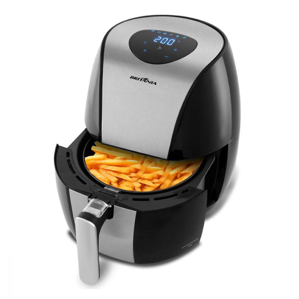 Fritadeira Air Fry Britânia Digital Inox Bfr20pi 1500w 110v